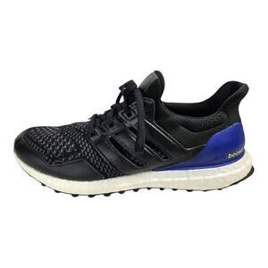 ADIDAS Men's 10 UltraBoost Golf Shoes Sneakers Spikeless Black Lucid Blue Laces